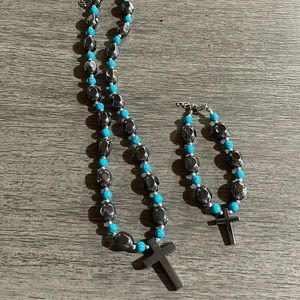 Beautiful necklace and bracelet set